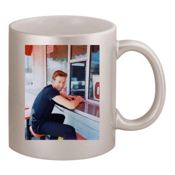 Simon Baker 11oz Metallic Silver Mug