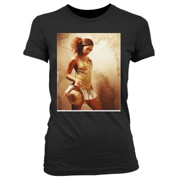 Solange Knowles Women's Junior Cut Crewneck T-Shirt