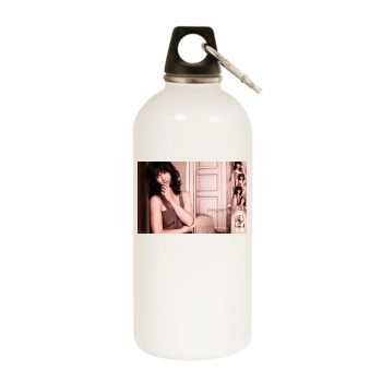 Sophie Marceau White Water Bottle With Carabiner