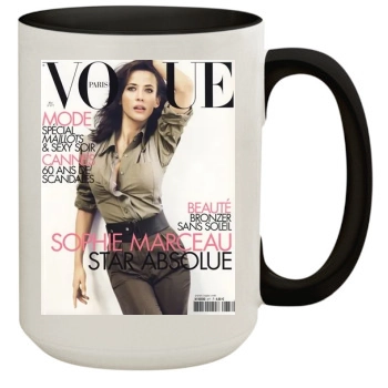 Sophie Marceau 15oz Colored Inner & Handle Mug