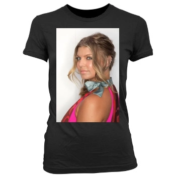 Fergie Women's Junior Cut Crewneck T-Shirt