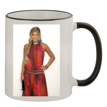 Fergie 11oz Colored Rim & Handle Mug