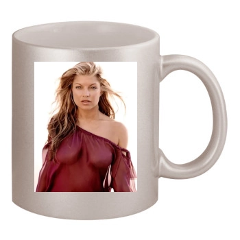 Fergie 11oz Metallic Silver Mug