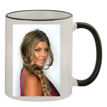 Fergie 11oz Colored Rim & Handle Mug