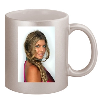 Fergie 11oz Metallic Silver Mug