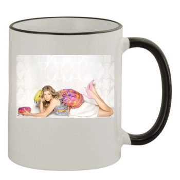 Fergie 11oz Colored Rim & Handle Mug