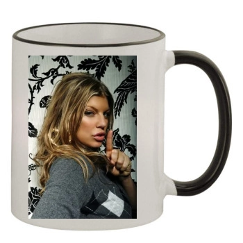 Fergie 11oz Colored Rim & Handle Mug