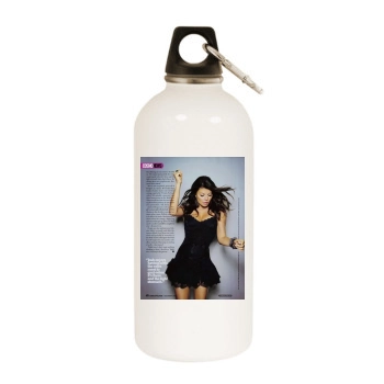 Fergie White Water Bottle With Carabiner