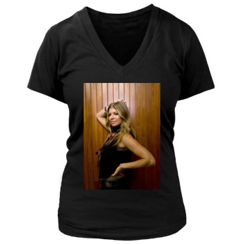 Fergie Women's Deep V-Neck TShirt