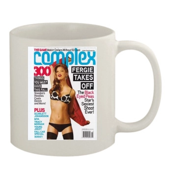 Fergie 11oz White Mug