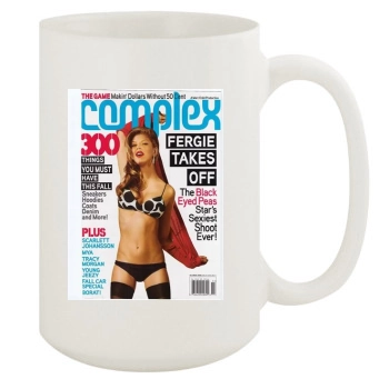 Fergie 15oz White Mug