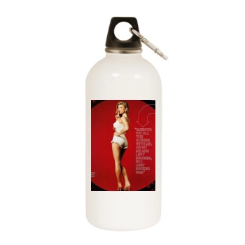 Fergie White Water Bottle With Carabiner