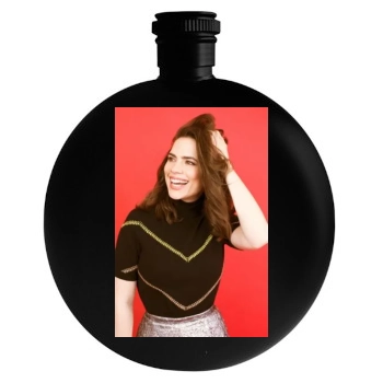 Hayley Atwell Round Flask