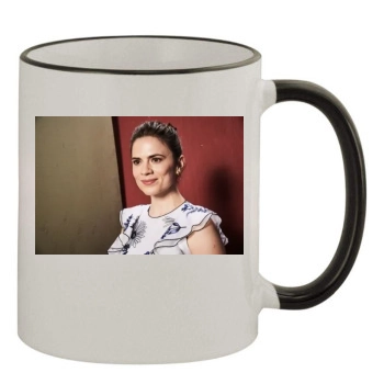 Hayley Atwell 11oz Colored Rim & Handle Mug