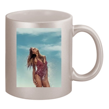 Heidi Klum 11oz Metallic Silver Mug