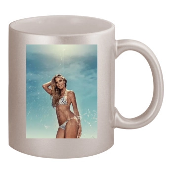 Heidi Klum 11oz Metallic Silver Mug