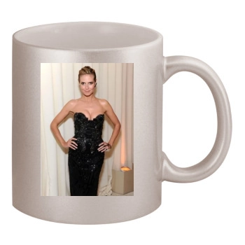 Heidi Klum 11oz Metallic Silver Mug