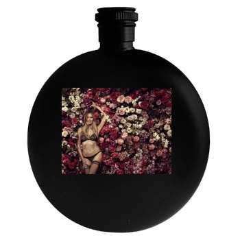 Heidi Klum Round Flask