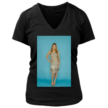 Fergie Women's Deep V-Neck TShirt