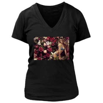 Heidi Klum Women's Deep V-Neck TShirt