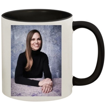 Hilary Swank 11oz Colored Inner & Handle Mug