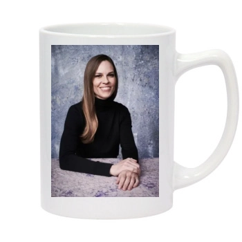 Hilary Swank 14oz White Statesman Mug