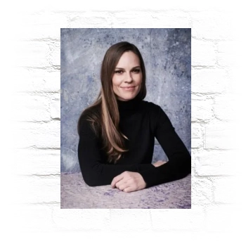 Hilary Swank Metal Wall Art