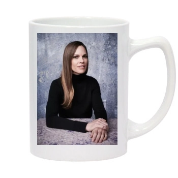 Hilary Swank 14oz White Statesman Mug