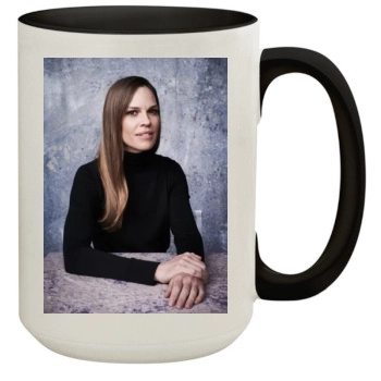 Hilary Swank 15oz Colored Inner & Handle Mug