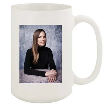 Hilary Swank 15oz White Mug