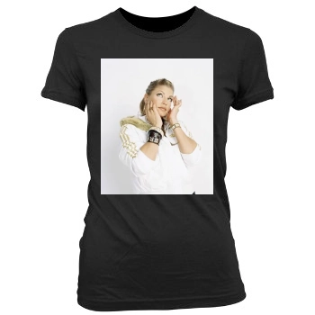 Fergie Women's Junior Cut Crewneck T-Shirt