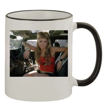 Fergie 11oz Colored Rim & Handle Mug