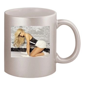 Stacy Keibler 11oz Metallic Silver Mug