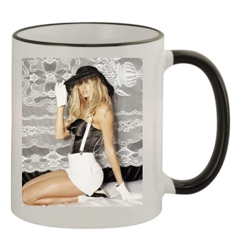 Stacy Keibler 11oz Colored Rim & Handle Mug