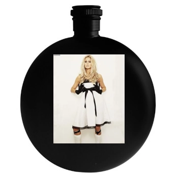 Stacy Keibler Round Flask