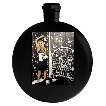 Stacy Keibler Round Flask