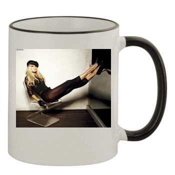 Stacy Keibler 11oz Colored Rim & Handle Mug