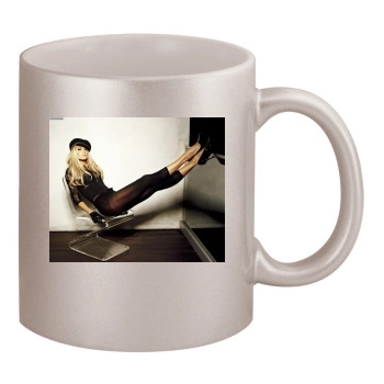 Stacy Keibler 11oz Metallic Silver Mug