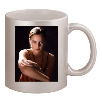 Abbie Cornish 11oz Metallic Silver Mug