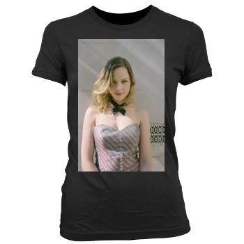 Abbie Cornish Women's Junior Cut Crewneck T-Shirt