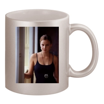 Abbie Cornish 11oz Metallic Silver Mug