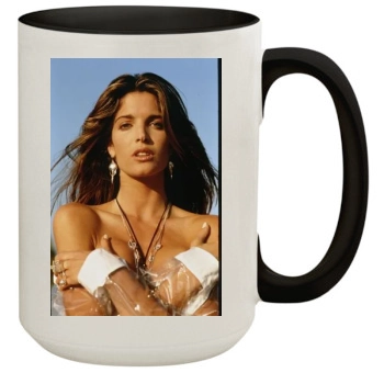 Stephanie Seymour 15oz Colored Inner & Handle Mug