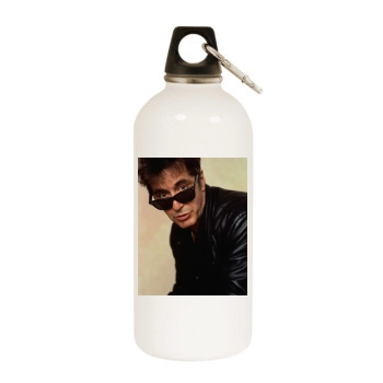 Al Pacino White Water Bottle With Carabiner