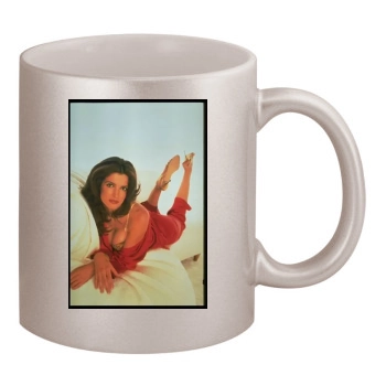 Stephanie Seymour 11oz Metallic Silver Mug