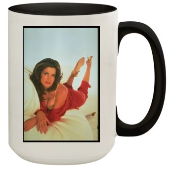 Stephanie Seymour 15oz Colored Inner & Handle Mug