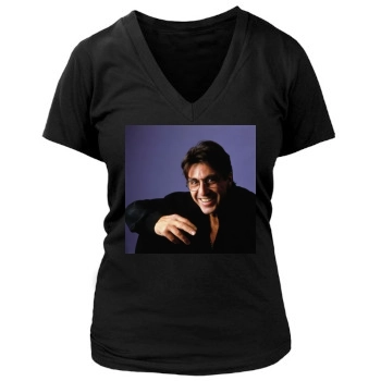 Al Pacino Women's Deep V-Neck TShirt