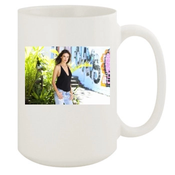 Alessandra Ambrosio 15oz White Mug