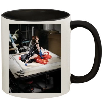 Stephanie Seymour 11oz Colored Inner & Handle Mug