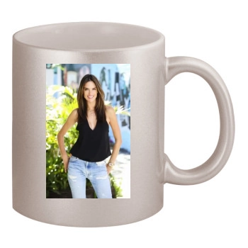 Alessandra Ambrosio 11oz Metallic Silver Mug