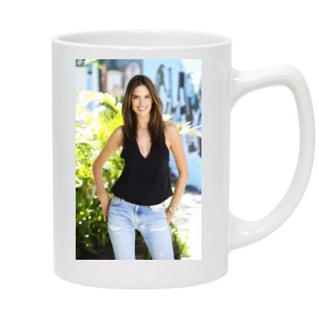 Alessandra Ambrosio 14oz White Statesman Mug